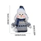 thumbnail image 2 of Muñeco de Tela Azul Navideño, Adorable Muñeco de Nieve de Esquí, Decoración Acogedora para El Hogar, Regallo Ideal para El Invierno, Multisos, Alegría Navideña para Ventanas, 1 Muñeco de Tela Azul., 2 of 2