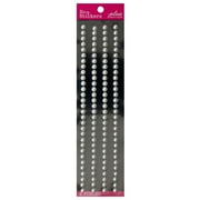 Jolee's Boutique Solid White Pearl Bling Paper Stickers, 4 Piece Scrapbooking Embellishments