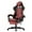 Red, variant on Huracan Gaming Chair for Adults High Back Gaming Chair with Footrest & Massage Lumbar Pillow Adjustable Height Office Chair with Headrest, Ergonomic Swivel Gamer Chair, Red