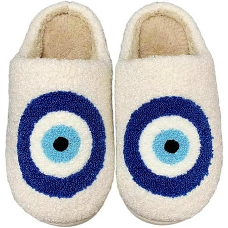 

Evil Eyes Slippers For Women Strawberry Slippers Memory Foam Cowboy Cowgirl Hat And Boot Slippers Slip On House Shoes