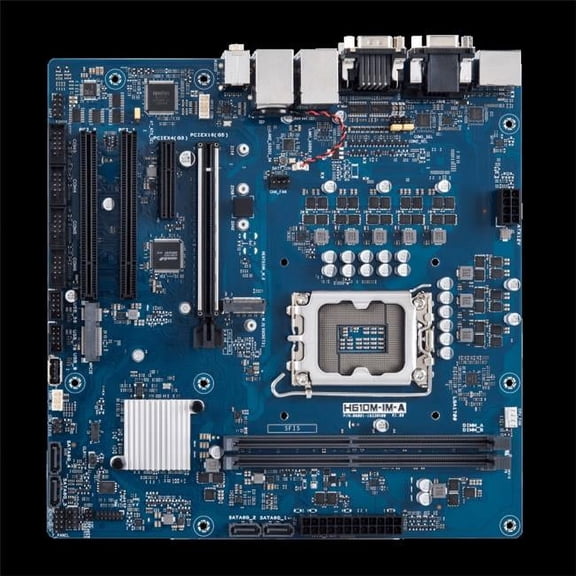 Asus Tek H610M-IM-A Motherboard - H610 LGA 1700 Max.64GB DDR4 Pcie Micro-ATX Brown Box