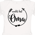 thumbnail image 4 of Inktastic World's Best Oma Girls Long Sleeve Baby Bodysuit, 4 of 5