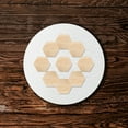 thumbnail image 5 of Hemoton 25PCS Unfinished Wood Hexagon Unpainted Wood Hexagon Cutout Wood Hexagon Shaped Slices Ornaments for Wedding DIY Supplies 38mm, 5 of 8