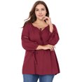 thumbnail image 2 of BluTop Cuello Redondo Mangas Raglán TalExtPaMujer Borgo4XL, 2 of 7