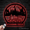 thumbnail image 2 of Handmadetneonsign Custom Steam Engine Train Locomotive Metal Wall Art with LED Light - Personalized, 2 of 5