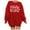 Red, variant on Women Sweatshirt Womens Long Sleeve Sweatshirt Womens Pullover Tops Black Crewneck Women Fall Sweatshirt Workout Wear