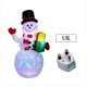 thumbnail image 3 of Decoración navideña para patio, luces coloridas giratorias, modelo de muñeco de nieve inflable, 3 of 5