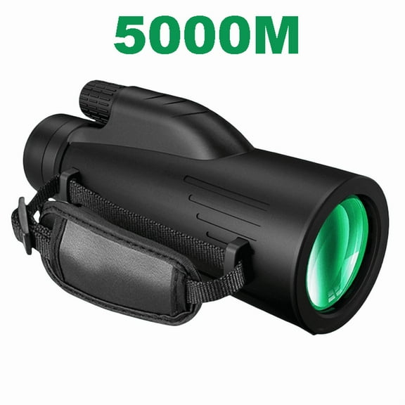 5000M Powerful Monocular 12x50 Night View Monocular Long Reach Portable Telescope High Magnification Professional