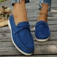 thumbnail image 5 of Samdudou Womens Loafers Casual Slip On Flat Shoes Closed Toe Faux Suede Moccasins Lightweight Walking Footwear for Daily Office Use, 5 of 9
