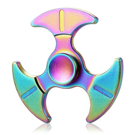 Multi-color Rainbow Battle Ax Blade Fidget Finger Spinner