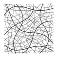 thumbnail image 1 of Luxen Home WHA931 Abstract Square Metal Wall Decor, Black - Large, 1 of 1