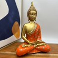 thumbnail image 6 of Gift Box Go 10" Resin Golden Buddha Statue for Home Décor, Buddha statue indoor, Pack of 1, 6 of 10