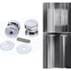 thumbnail image 5 of Set of 2 Shower Door Handles Bath Shower Door Handle 30mm Polished Chrome Replacement Door Handles Round Glass Door Handle Stainless Steel Durable, 5 of 5