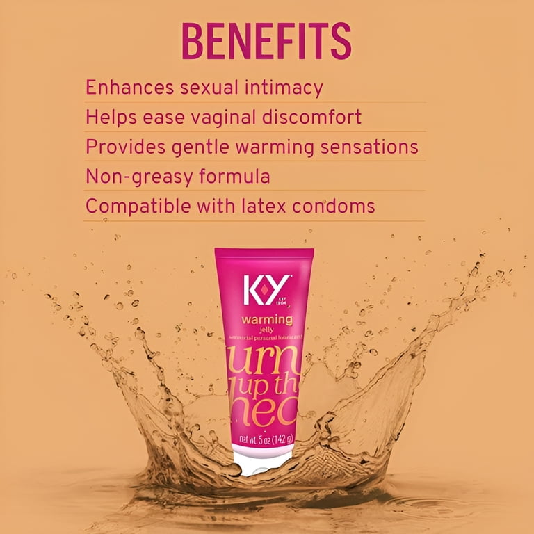 warming lubricant walmart K-Y, Warming Jelly Personal Lubricant, 5 oz, Sensorial Experience
