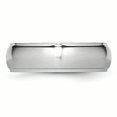 thumbnail image 3 of Cobalt Satin and Polished 7mm Ridged Edge Band Size 9, 3 of 6