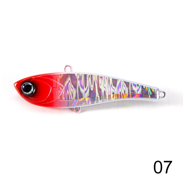 D1 Pesca de invierno Señuelos VIB de tono alto 10g 17g 34g Vibración de hundimiento de traqueteo Pesca láser de alta calidad Bass Atún Bluefish Tackle Tan Jianjun unisex