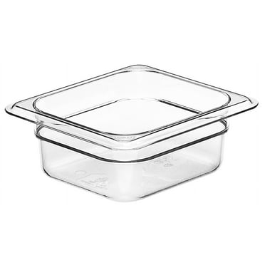 Cambro Food Pan,Sixth Size,PK6 CA62CW135