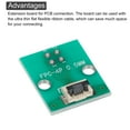 thumbnail image 4 of Uxcell FPC FFC PCB Converter Board 4P 0.5mm on Socket Side, Back 1.0mm, to DIP 2.54mm 3D Printer Camera  4pcs, 4 of 5