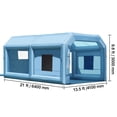 thumbnail image 4 of KFFKFF Inflatable Paint Booth, 21x13.5x9.8 ft, Includes 1100W Blower & Filtration System, Ideal for Mid-Size Vehicles & Bulky Furniture, 4 of 9