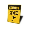 thumbnail image 4 of Adults at Play Novelty Sign, Metal Wall Decor - 10x14 inches, 4 of 4