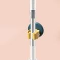 thumbnail image 4 of YIMWNYI Wall Mounted Brooms Rack, Strong Suction Cup Brush Hanger for Bathroom Kitchen, No Punch Mop Clip, Space-Saving Multi-Purpose Storage Solution, Rain-Proof Plastic Material, 4 of 6