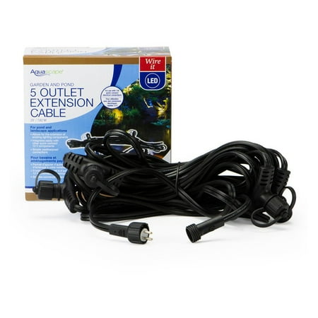 - Aquascape Lighting Cable with 5 Quick Disconnects