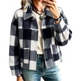 thumbnail image 2 of PiGOGI Womens Long Sleeve Cardigan Coat Button Front Jacket with Turndown Collar and Pockets Casual Soft Outerwear for Daily Wear, 2 of 7