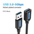 thumbnail image 1 of Vention USB 3.0 Extension Cable USB 3.0 2.0 Cable Extender Data Cord for PC Smart TV Xbox One SSD Fast Speed USB Cable Extension, 1 of 5