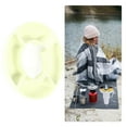 thumbnail image 4 of Bol Snack pour Gobelet de 40 Oz avec Poignée, 4 Compartiments en Silicone Réutilisable Plateau Snack pour Bonbons, Apéritif, Noix, Pop-Corn, Snack pour Accessoires de Tasse, 4 of 8
