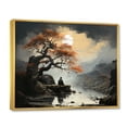 thumbnail image 2 of Designart "Rain-Soaked Reverie in the Storm" Landscapes Floater Framed Wall Art Print, 2 of 7