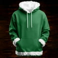 thumbnail image 4 of Men's Long Sleeve Hoodie Solid Color Casual Outfits Basic Pullover Winter Clothing Fashion Tops Fall Clothes 2025, 4 of 9