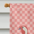 thumbnail image 3 of Caroline's Treasures BB7989CHF Beltsville Small White Turkey Hen Pink Check Flag Canvas House Size , Large, multicolor, 3 of 4