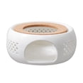 thumbnail image 1 of Tetera, Calentador De Cafetera De Porcelana, Base De Tetera Con Soporte De Corcho, Calentador De Agua Para Té Y Café Cateissary  HA039275-00, 1 of 6
