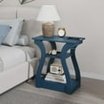 thumbnail image 4 of End Tables Living Room, End Table end Table with Charging Station and USB,Navy Blue Side Table, Nightstand for Bedroom,3 Tier End Table with Storage Shelf for Living Room, 4 of 14