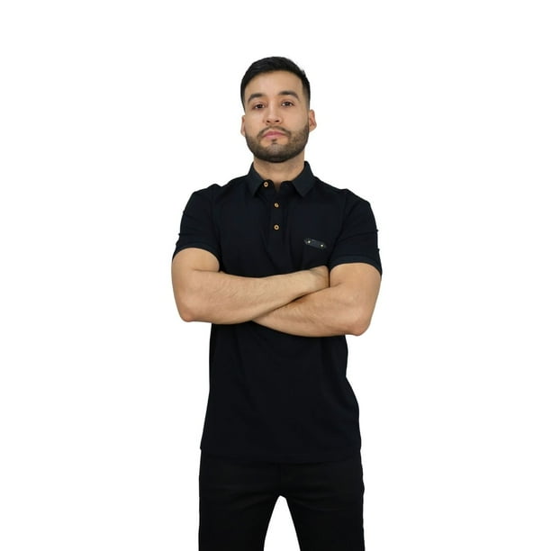 Playera Caballero Platini DP7BK Negro 1Pz