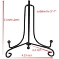 thumbnail image 2 of Versatile Picture & Art Display Elegant 4-Inch Black Iron Frame Stand, 2 of 7