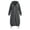 Dark Gray, variant on Kelon Women's Longline Zip Up Hoodie Sweatshirts, Oversized Fleece Cardigan Jacket, Casual Drawstring Hem Coat Tops, Comfy Soft Warm Outfits for Fall Winter, Daily, Travel & Lounge, XL