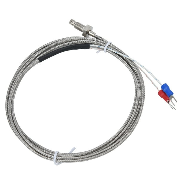 Sonda De Sensor De Temperatura, Conexión Firme Función De Blindaje Sonda De Tornillo Sensor De Temperatura Efecto De Transmisión Para Energía Eléctrica