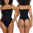 thumbnail image 1 of YDLCAFD Women Seamless Shapewear Thong Body Shaper With Removable Straps S, 1 of 6
