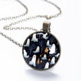thumbnail image 6 of Halloween Ghost Necklace Personalized Custom Photo Round Pendant Adjustable Stainless Steel Necklaces with Gift Box for Men Women Mothers Valentine's Jewelry Gift, 6 of 6
