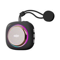 Lzobxe Speakers Bluetooth Wireless Bluetooth 5.3 Wireless Audio Mini Camera Design LED Ambient Light Suction Cup Adsorption Surround Sound Quality Bluetooth Audio