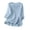 Blue#linen tops for women embroidered 3/4 sleeve, variant on Moxiu Embroidered Tops for Women 3/4 Sleeve Boho Peasant Blouse Gauze Cotton Linen Shirts V Neck Casual Bohemian Loose Tunics Yellow,L