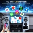 thumbnail image 5 of Radio estéreo de coche para Ford F150 2009-2012: unidad principal de visualización táctil de 9 pulgadas con cámara de respaldo, actualización 5G WiFi inalámbrico Carplay GPS Bluetooth FM SWC, 5 of 5