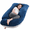Gray&Navy Blue, variant on COOKEY Pregnancy Pillow 72inch U Shaped Full Body Maternity Pillow with Removable Velvet Cover - Gray&Navy blue