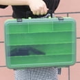 thumbnail image 3 of VONKY Box Storage Fishing Bait Lure Grids Tackle Tools Detachable Container Gear Practical Portable Supply Capacity Reusable Red, 3 of 6