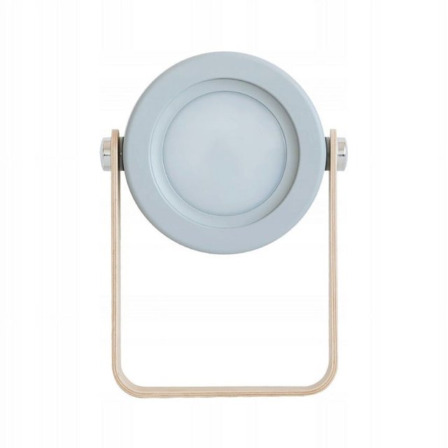 Lámpara de mesa LED Sailing USB plegable con linterna retráctil gris