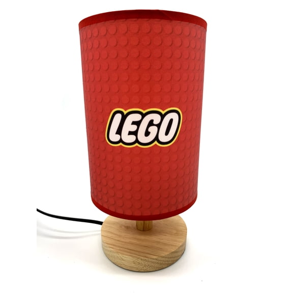 Kids Table Lamp Night Light Wood Base Room Decoration or Great Gift Ideas