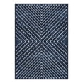 thumbnail image 1 of Ultra Soft Modern Striped Area Rug - Machine Washable Non Slip Low Pile Carpet - Symmetrical Pattern Floor Rug for Living Room Bedroom Dining Room Nursery Office - Spot Resistant Collapsible Design, 1 of 8