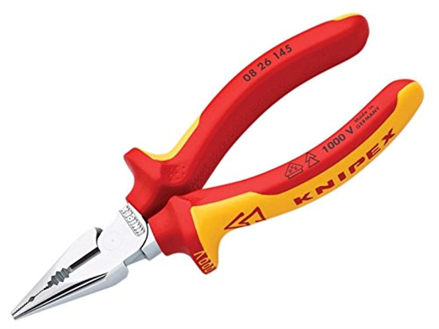 08 26 145 sb needle-nose combination pliers 5, 71" vde-tested in blister packaging