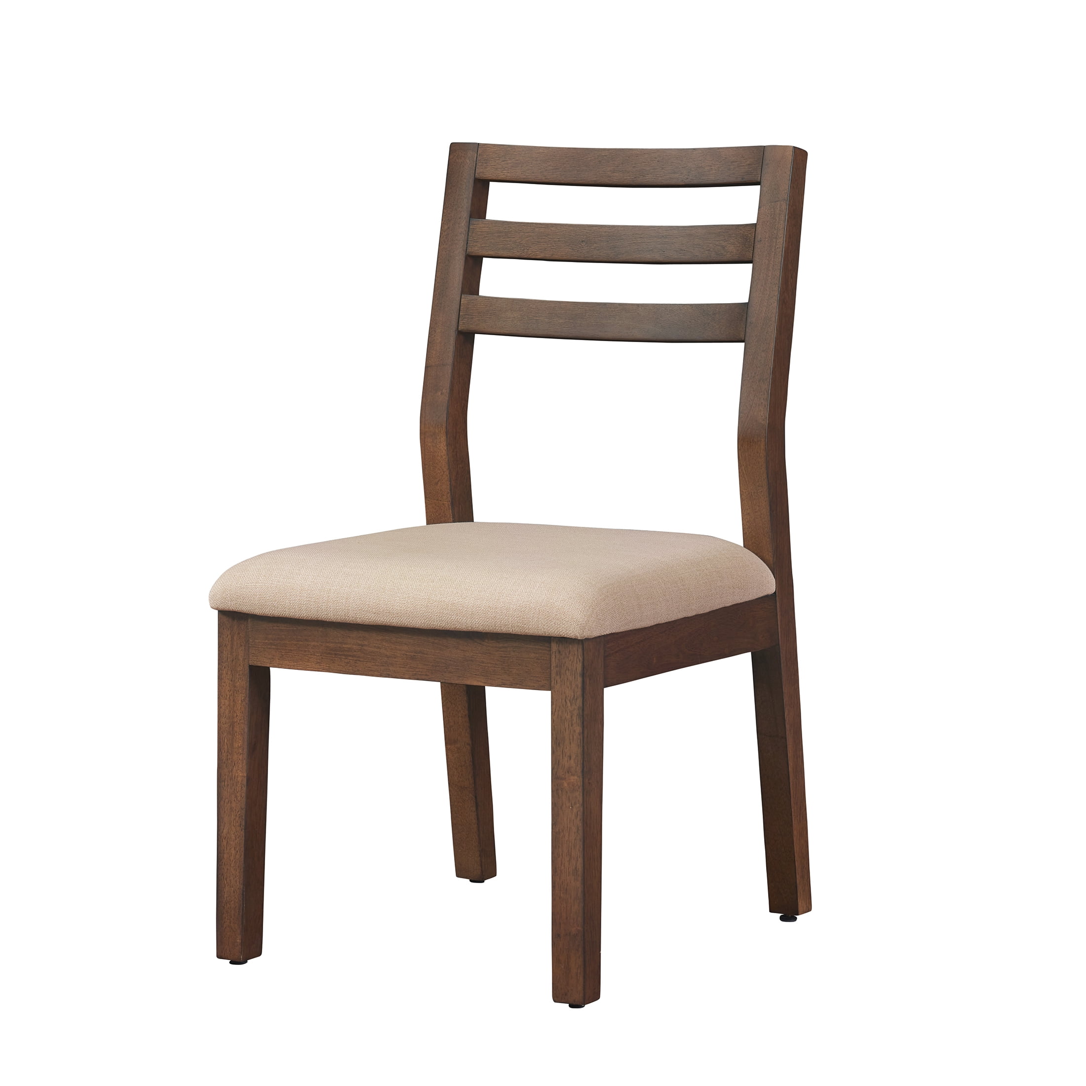 Better Homes & Gardens Ezra Dining Chair, Walnut and Cream, Set of 2
